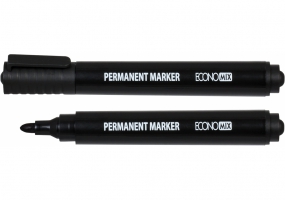 Маркер перманентний ECONOMIX 1-3 мм, чорний E11608-01