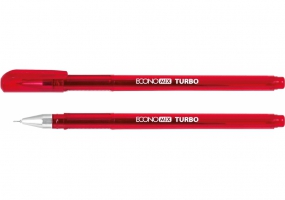 Ручка гелева ECONOMIX TURBO 0,5 мм, червона E11911-03