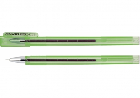 Ручка гелева ECONOMIX PIRAMID 0,5 мм, зелена E11913-04
