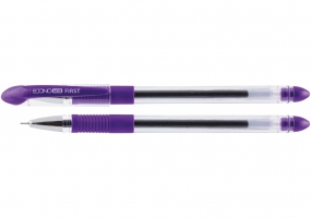 Ручка гелева ECONOMIX FIRST 0,5 мм, фіолетова E11934-12
