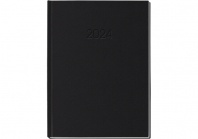 Дневник датированный, КЛЕТКА, черный, А5 ECONOMIX E21609-01