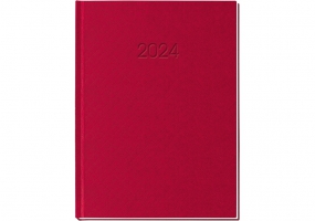 Щоденник датований, КЛІТИНКА, червоний, А5 ECONOMIX E21609-03