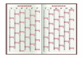 Щоденник датований, SATIN, рожевий, А5 ECONOMIX E21612-09