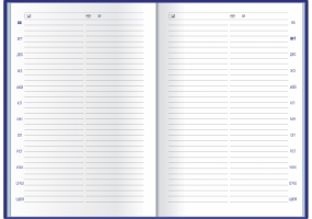 Щоденник датований, SNAKE (ЗМІЯ), синій, А5 ECONOMIX E21633-02