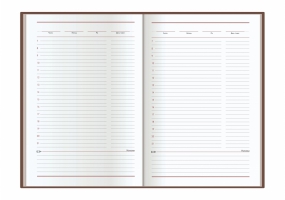 Ежедневник недатированный А5, Nebraska, синий ECONOMIX E22029-02