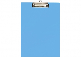 Планшет A4 с прижимом и подвесом, голубой, пластик ECONOMIX E30156-82