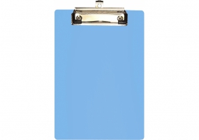 Планшет A5 с прижимом и подвесом, голубой, пластик ECONOMIX E30157-82