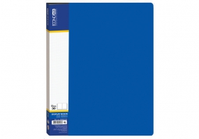 Папка А4 з 30 файлами Economix, синя E30603-02