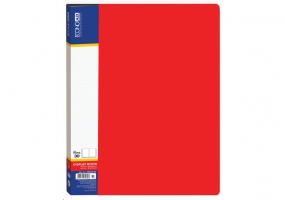 Папка А4 з 30 файлами Economix, червона E30603-03