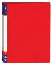 Папка пластикова А4 Economix на 2 кільця, червона E30701-03