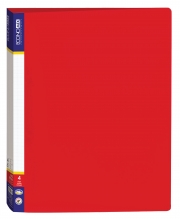 Папка пластикова А4 Economix на 4 кільця, червона E30702-03