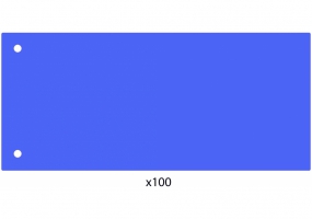 Роздільник аркушів 240*105мм Economix, пластик, синій, 100 шт. E30811-02