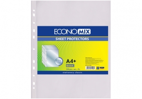 Файл для документів А4+ Economix, фактура "глянець" (100 шт/уп) E31106