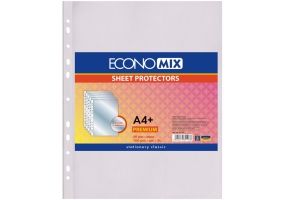 Файл для документів А4+ Economix, 40 мкм, фактура "глянець" (100 шт/уп) E31107