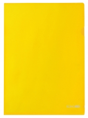 Папка-куточок А4 Economix, 180 мкм, фактура "глянець", жовтий E31153-05