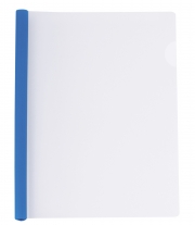 Папка А4 Economix с планкой-зажимом 6 мм (2-35 листов), синяя ECONOMIX E31204-02