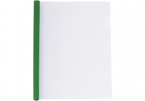 Папка А4 Economix с планкой-зажимом 6 мм (2-35 листов), зеленая E31204-04