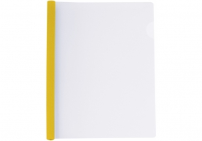 Папка А4 Economix с планкой-зажимом 6 мм (2-35 листов), желтая E31204-05