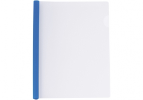 Папка А4 Economix с планкой-зажимом 10 мм (2-65 листов), синяя E31205-02
