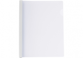 Папка А4 Economix с планкой-зажимом 10 мм (2-65 листов), белая E31205-14