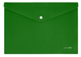Папка-конверт А4 непрозора на кнопці Economix, 180 мкм, фактура "помаранч", асорті E31305-50