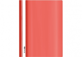 Папка-швидкозшивач А5 Economix без перфорації, фактура "глянець", червона E31507-03