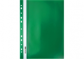 Папка-швидкозшивач А4 Economix з перфорацією, фактура "помаранч", зелена E31508-04