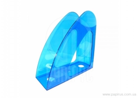 Лоток для бумаг вертикальный "Радуга" Economix, пластик, синий E31904-02