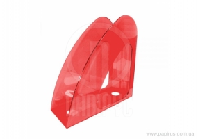 Лоток для паперів вертикальний "Райдуга" Economix, пластик, яскраво-червоний E31904-03