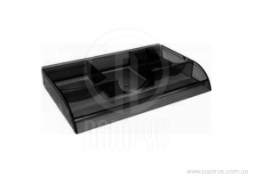 Подставка универсальная (стол/лоток) Economix, пластик, черная E32206-01