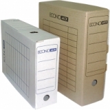Короб архивный картонный 100 мм Economix, коричневый ECONOMIX E32704-07
