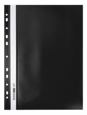 Папка-швидкозшивач А4 Economix Light з перфорацією, чорна E38504-01