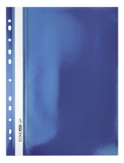 Папка-швидкозшивач А4 Economix Light з перфорацією, синя E38504-02