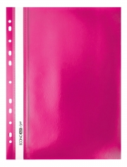 Папка-скоросшиватель А4 Economix Light с перфорацией, розовая E38504-09