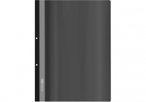 Папка-скоросшиватель А4 Economix Light с перфорацией, 140/100, черная E38505-01