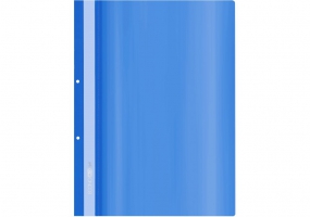 Папка-скоросшиватель А4 Economix Light с перфорацией, 140/100, синяя E38505-02