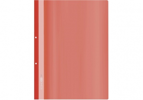 Папка-скоросшиватель А4 Economix Light с перфорацией, 140/100, красная E38505-03
