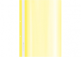 Папка-скоросшиватель А4 Economix Light с перфорацией, 140/100, желтая E38505-05