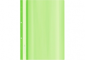 Папка-скоросшиватель А4 Economix Light с перфорацией, 140/100, салатовая E38505-13