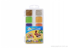 Краски акварельные медовые "Africa Kids", 18+2 цветов, без кисти, пластик ECONOMIX E60127