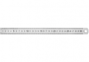 Лінійка 30 см, металева ECONOMIX E81390
