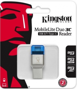 Кардрідер Kingston USB 3.0 microSD USB Type A/C FCR-ML3C