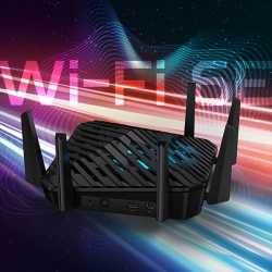 Маршрутизатор Acer Predator Connect W6 4xGE LAN 1x2.5GE WAN 1xUSB3.0 MU-MIMO Wi-Fi 6E gaming FF.G22WW.001