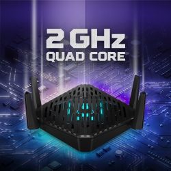 Маршрутизатор Acer Predator Connect W6d 4xGE LAN 1x2.5GE WAN 1xUSB3.0 MU-MIMO Wi-Fi 6 gaming FF.G25EE.001