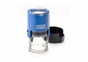 Оснастка автомат., GRAFF 46045 "HUMMER", пласт. для печати d 45 мм, синяя с футляром GRF46045H-02