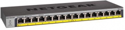 Комутатор NETGEAR GS116PP 16x1GE PoE+(183Вт), FlexPoE, некерований GS116PP-100EUS