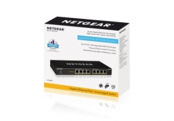 Коммутатор NETGEAR GS308PP 8xGE PoE+ (83Вт), FlexPoE, неуправляемый GS308PP-100EUS