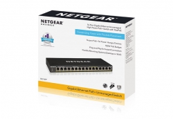 Коммутатор NETGEAR GS316PP 16xGE PoE+ (183Вт), FlexPoE, неуправляемый GS316PP-100EUS