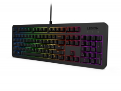 Клавіатура мембранна Lenovo Legion K300 104key, USB-A, EN/UKR, RGB, чорний GY41L16651