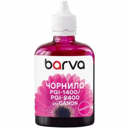 Чорнило для Canon PGI-1400/PGI-2400 M спеціальне 100 мл, пігментне, пурпурове Barva (C1400-926) I-BARE-C1400-100-M-P